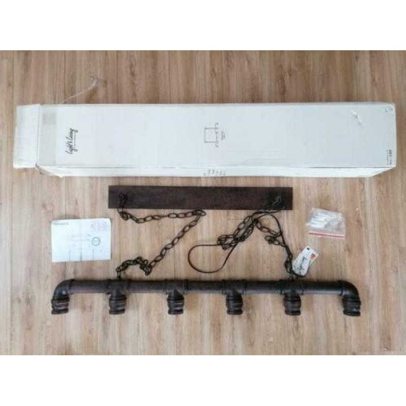 Steigerbuis hanglamp / industriele lamp "Reinalda"