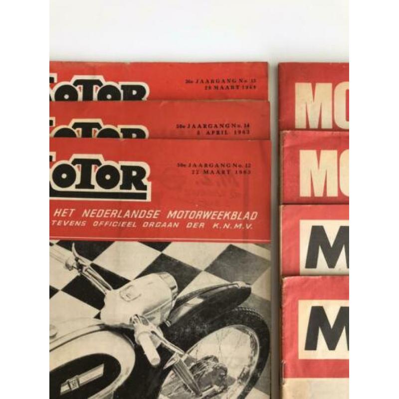 Oude Motorweekbladen Motor