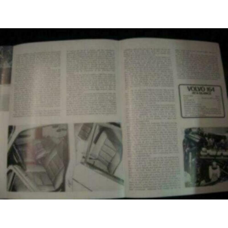 1968 Volvo 164 Road Test Brochure USA