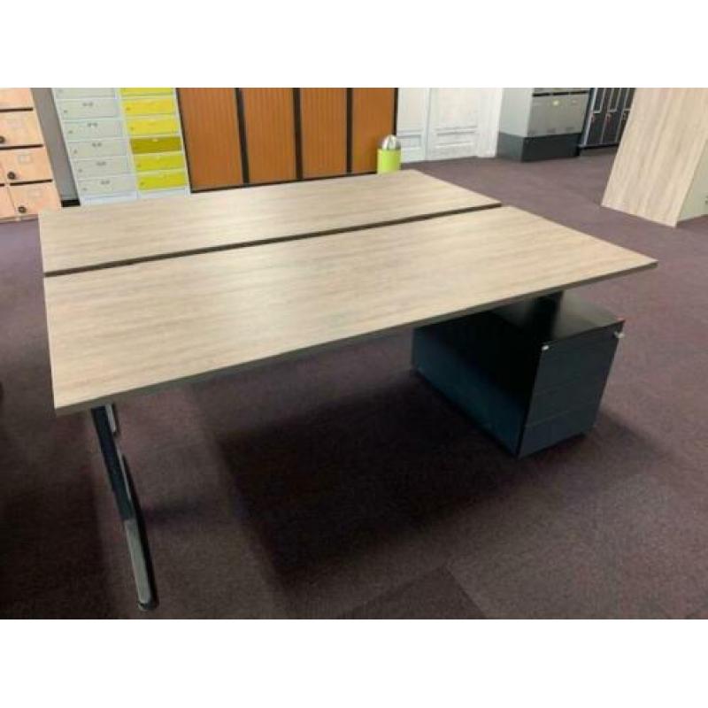 Aspa bureau 200x80 met nieuw blad #311
