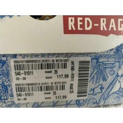 Red rag leren schoenen maat 35