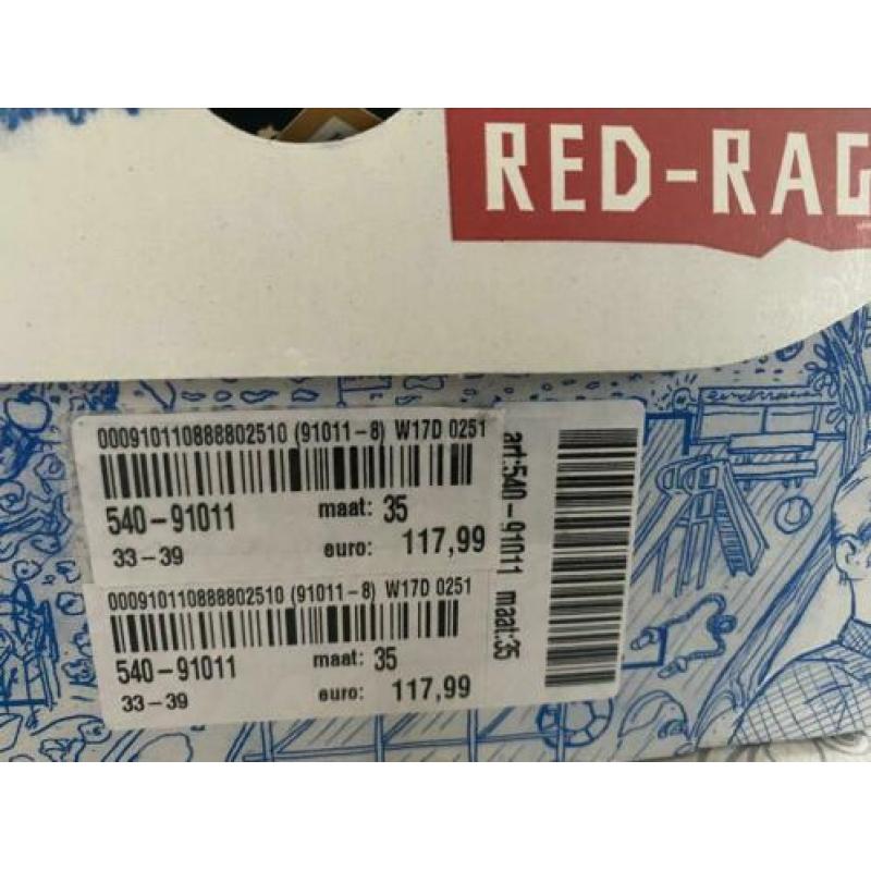 Red rag leren schoenen maat 35