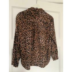 Fabienne Chapot blouse maat 38 panterprint