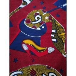 Afrikaanse Wax Stof | Vlisco | 90x120 cm