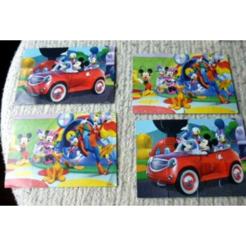 Mickey, Minnie en vrienden 2x12 st. met posters - compleet