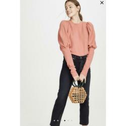Ulla Johnson sweater Philo maat P (XS en S) roze