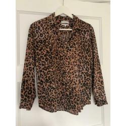 Fabienne Chapot blouse maat 38 panterprint