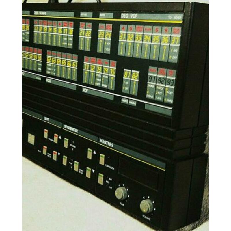 3 ANALOG SYNTHESIZER =SIEL DK-80--OBERHEIM OBXa--ARP-CHROMA