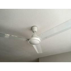 Plafond ventilator wit