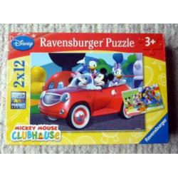 Mickey, Minnie en vrienden 2x12 st. met posters - compleet