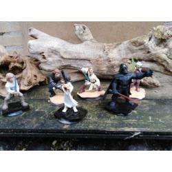 Star wars figurine. 6 st. Lucasfilm. 95 mm groot.