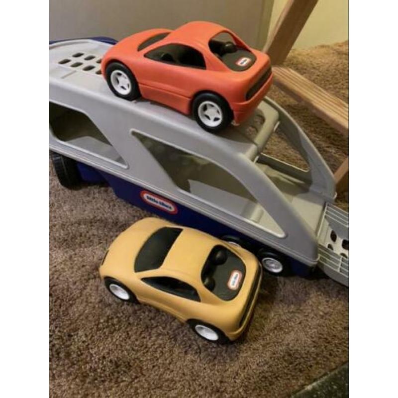 Little tikes vrachtwagen met twee auto s