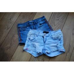 Jeans short met kant - maat 36