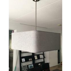 Hanglamp grijs vierkant 68x68 cm
