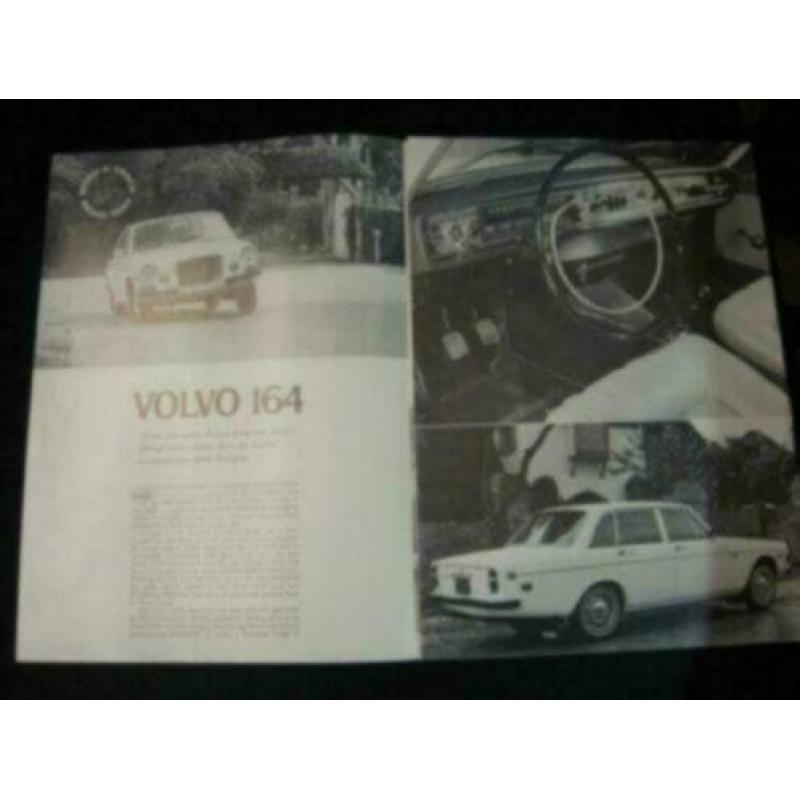 1968 Volvo 164 Road Test Brochure USA