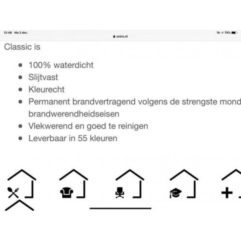Fitform Niroxx 100% water & vuil afstotend sta op relaxstoel