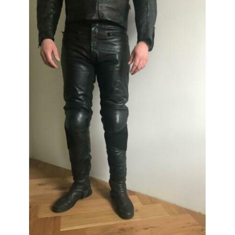 Lederen tweedelig motorpak van Hein Gericke