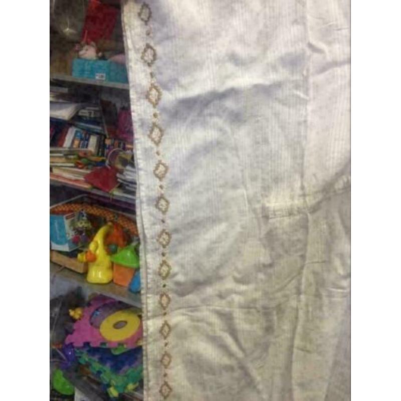 Wit zomer kaftan. , maat:l/xl