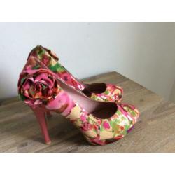 Sacha gebloemde pumps maat 39