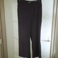 Gestreepte bruine zomerbroek maat 46/48