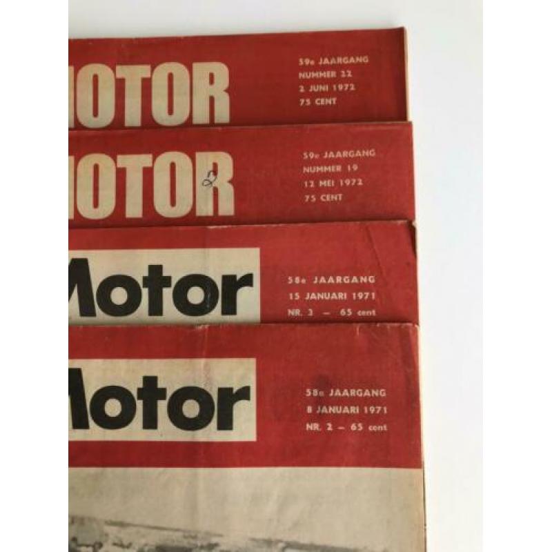 Oude Motorweekbladen Motor