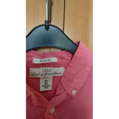 Koraalrode blouse 2x
