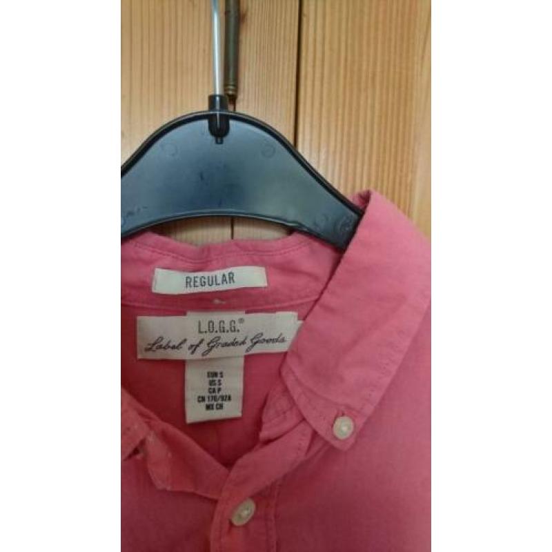 Koraalrode blouse 2x