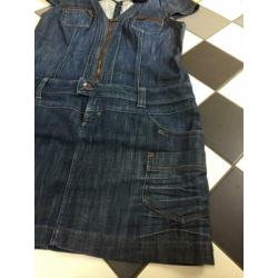 Miss etam fitt denim spijker’jurkje 42 donkerblauw
