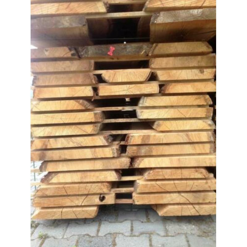 prachtige eiken boomstamplanken/schaaldelen 53mm dik
