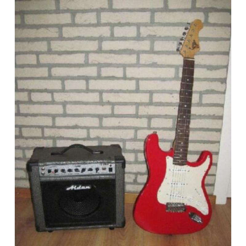 elektiche gitaar met versterker