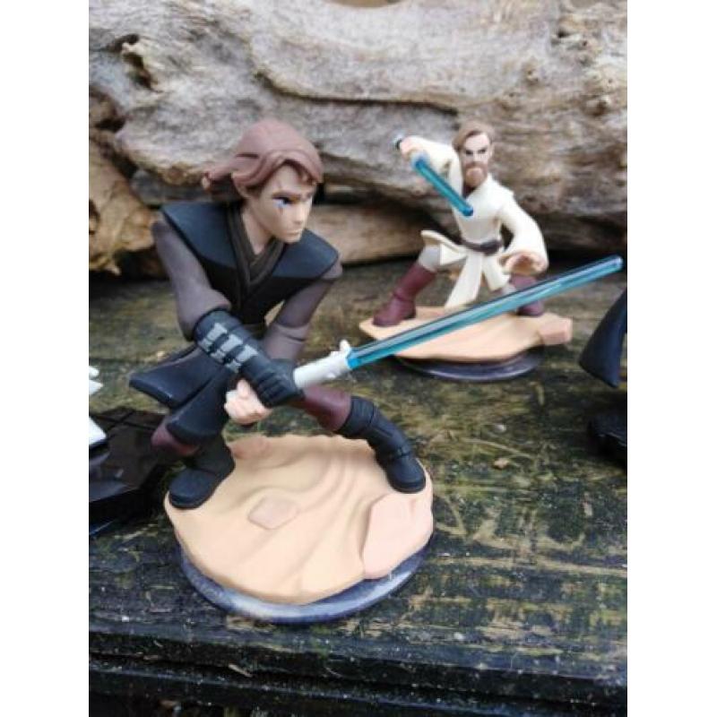Star wars figurine. 6 st. Lucasfilm. 95 mm groot.