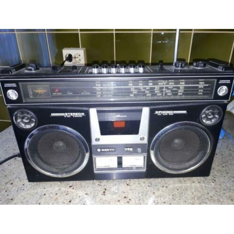 GhettoBlaster Sanyo M 4500 LU BoomBox 80 S Cassetterecorder