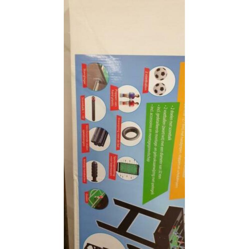 Tafelvoetbal inklapbare tafel 1.21 X 60 X 81 NIEUW IN DOOS