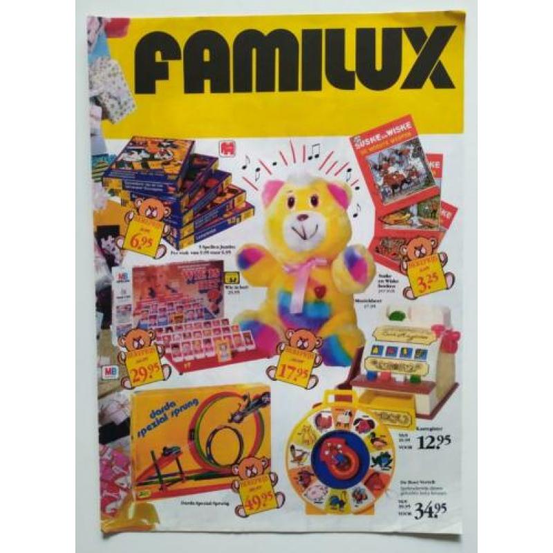 Familux Speelgoed folder incl. My little Pony MOTU Robots
