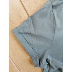 DIVIDED t- shirt leger groen maat S - nieuw -