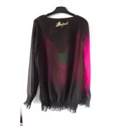 Blouse merk DESIGUAL maat S apart nieuwstaat 1xgedrage