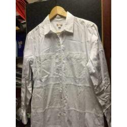 Wit zomer lang tuniek, maat: m/l