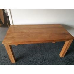 Teak houten eettafel 160 x 80