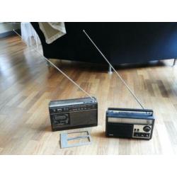 2x philips transistor radio