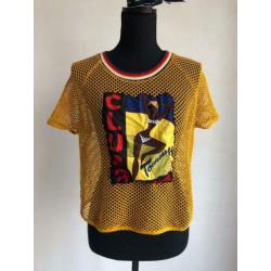 Tommy Hilfiger top maat L geel