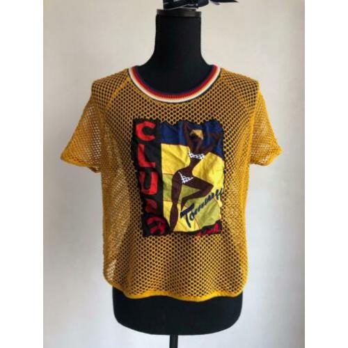Tommy Hilfiger top maat L geel
