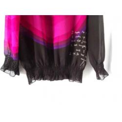 Blouse merk DESIGUAL maat S apart nieuwstaat 1xgedrage