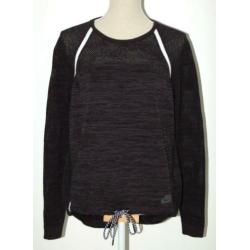 NIEUWE NIKE TECH KNIT crew trui, sweater, zwart, Mt. M