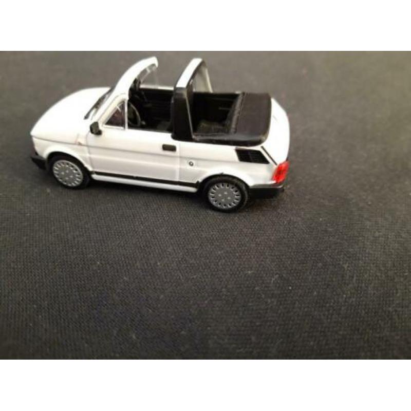 Fiat 126 P Cabriolet, wit