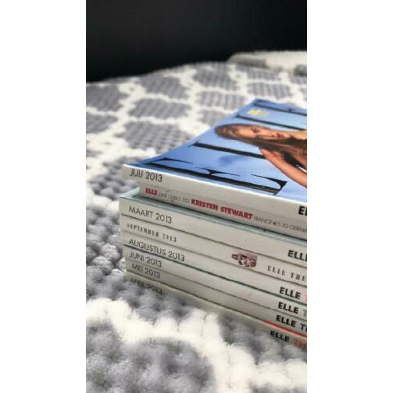 8 ELLE tijdschriften waarvan 1 Engelse editie