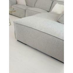 Bankstel hoekbank Woonexpress beige /wit