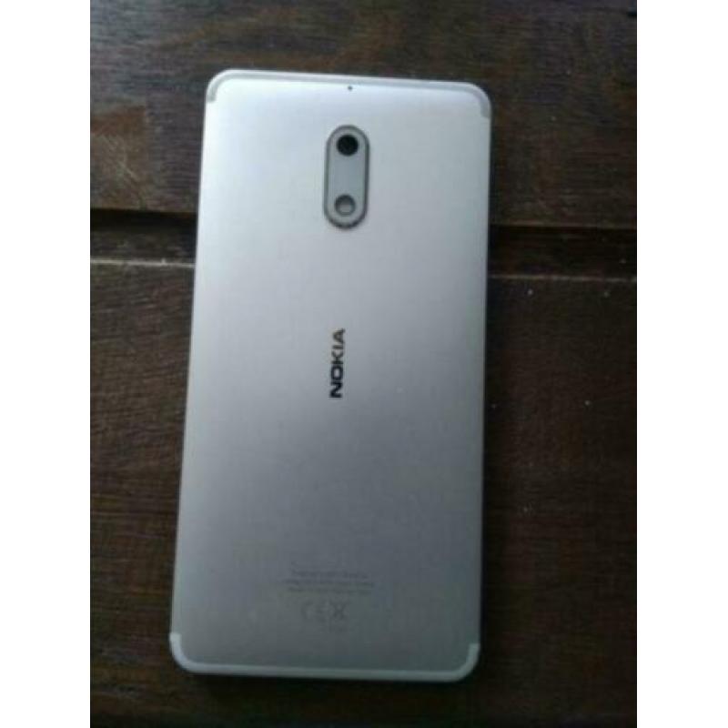 Nokia 6 silver met waterschade