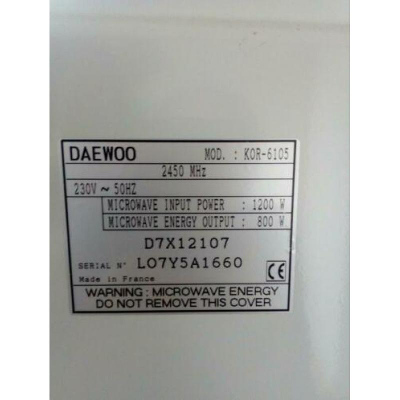 Magnetron Daewoo 800Watt