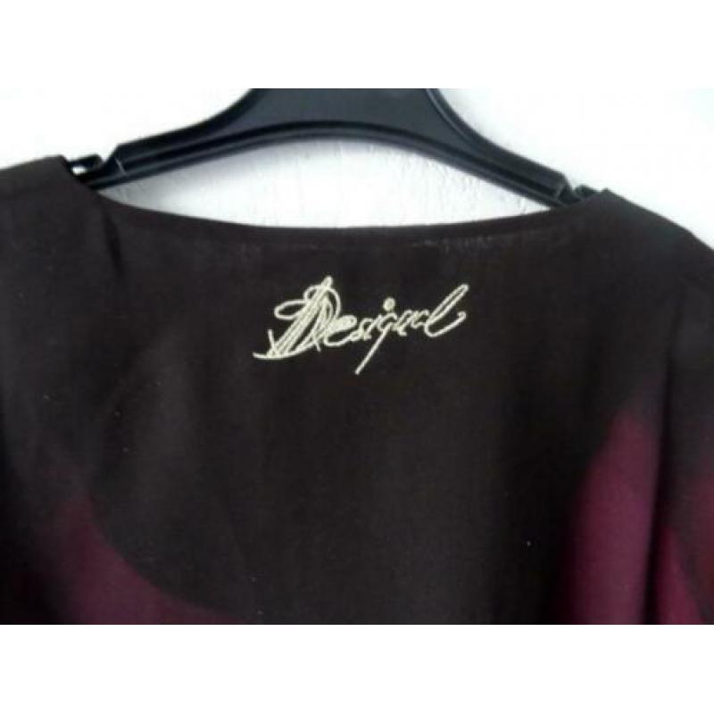 Blouse merk DESIGUAL maat S apart nieuwstaat 1xgedrage