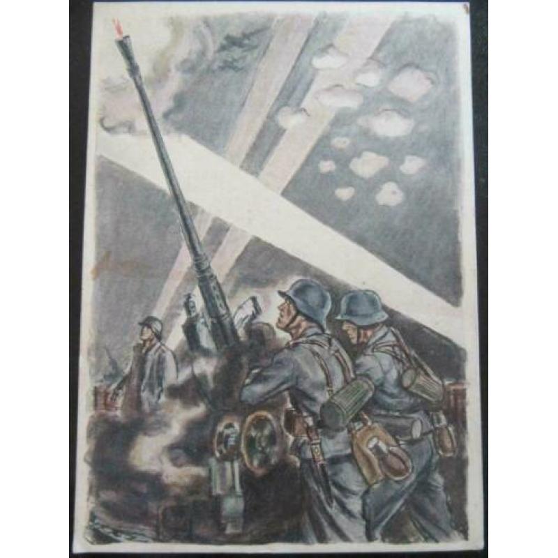 WO2 postkaart FLAK